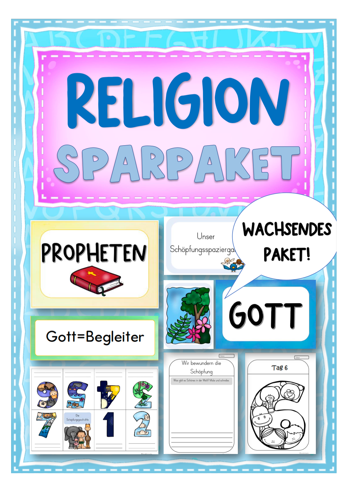 Wachsendes Materialpaket: Religionsunterricht (Klasse 1-4)