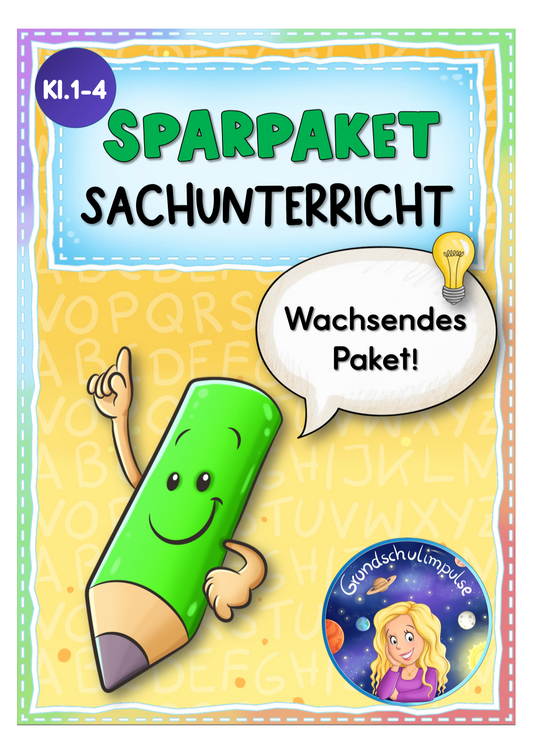 Wachsendes Materialpaket: Sachunterricht (Klasse 1-4)