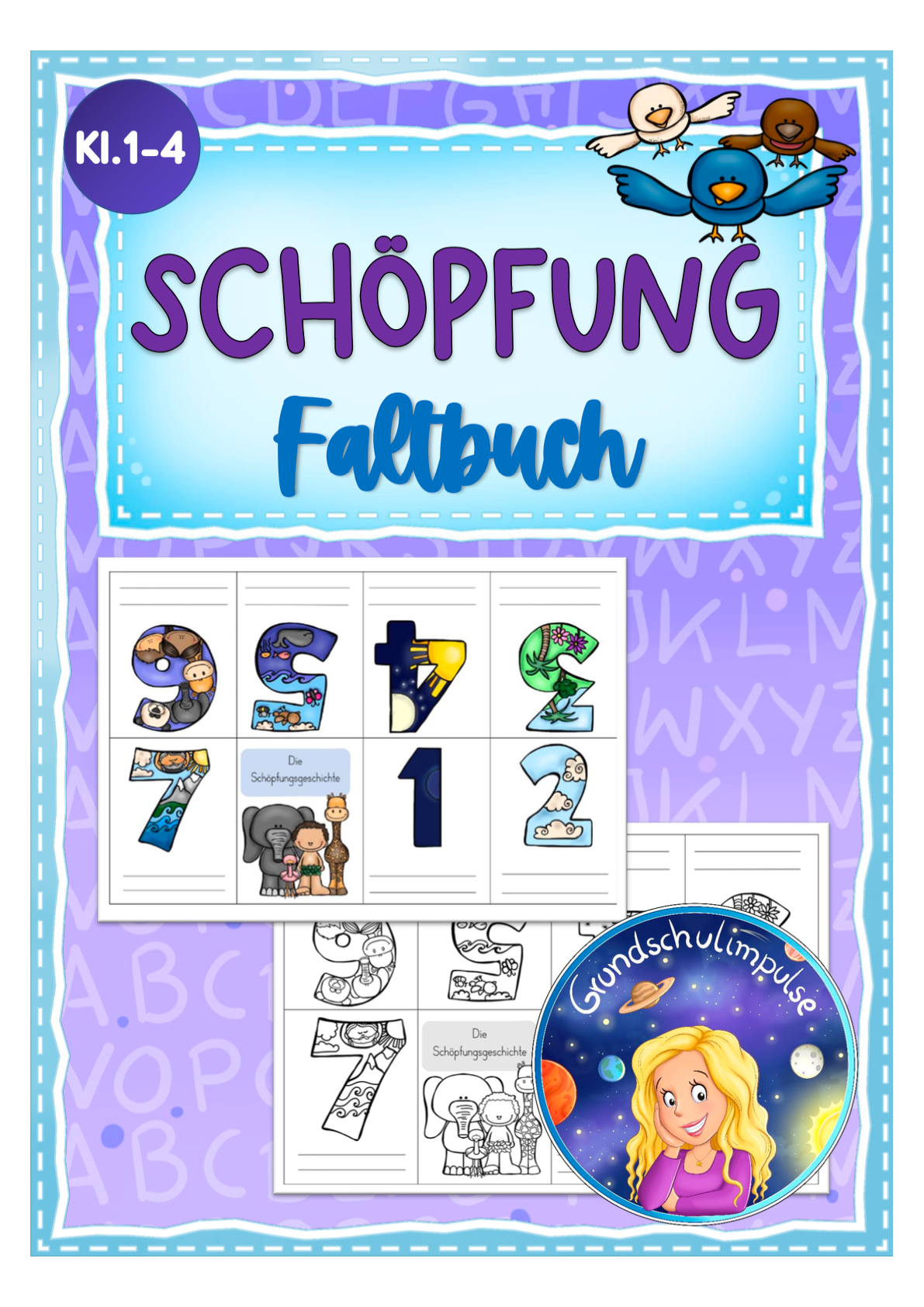 FREEBIE: Die Schöpfungsgeschichte - Faltbuch