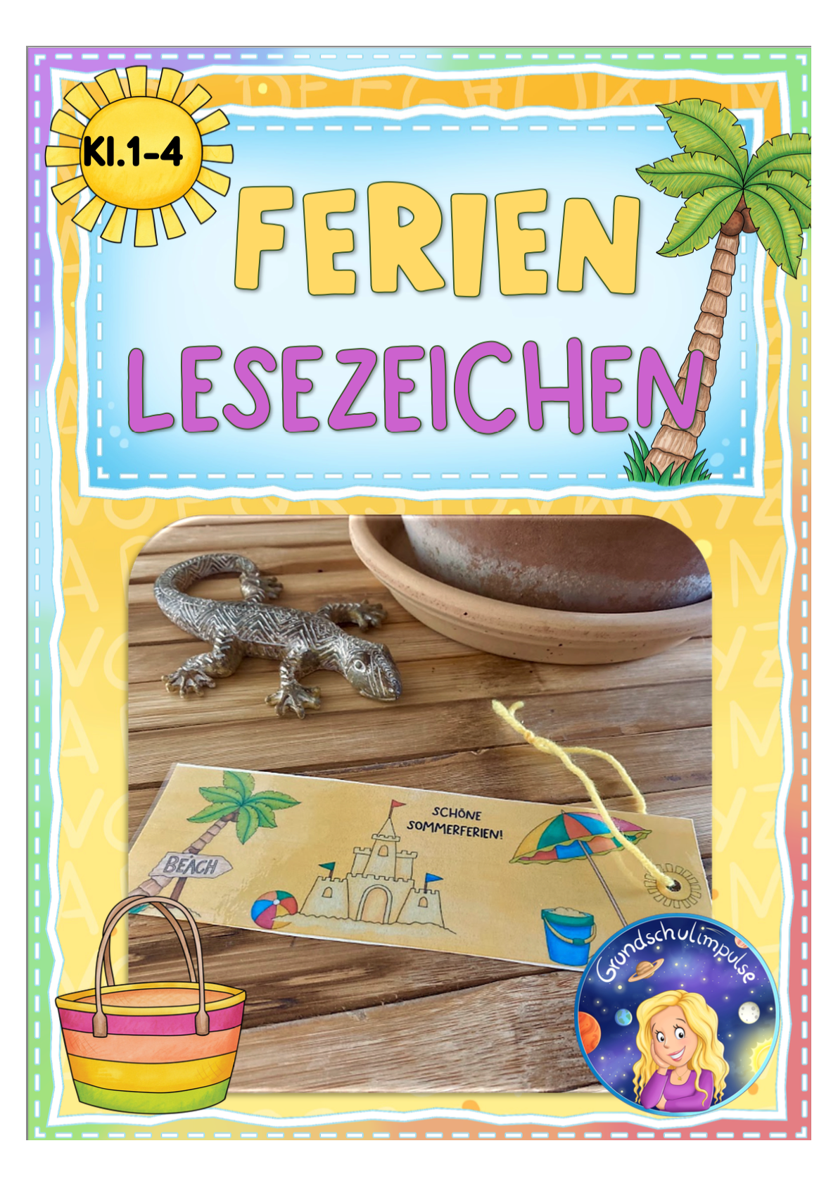 FREEBIE: Lesezeichen für die Sommerferien