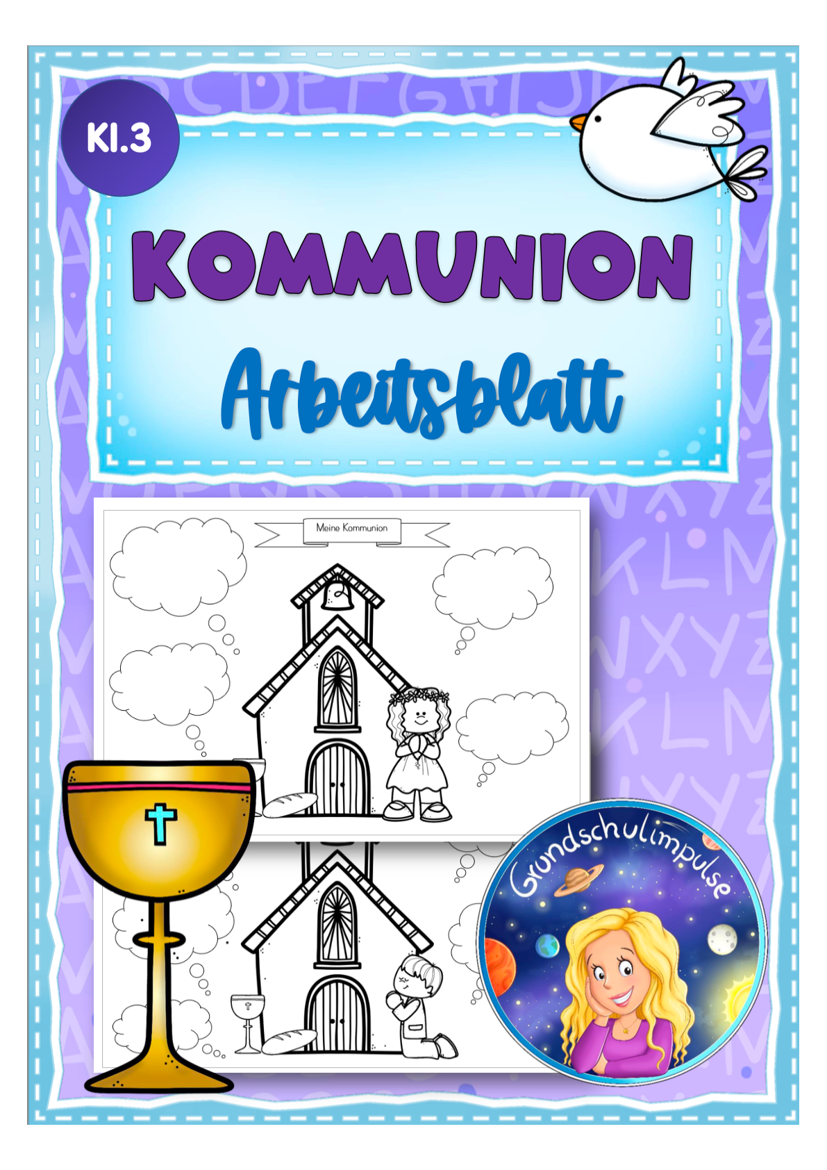 FREEBIE: Die Kommunion - Arbeitsblatt