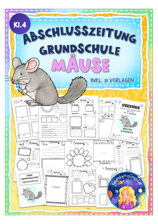 Abschlusszeitung Grundschulzeit - Mäuseklasse