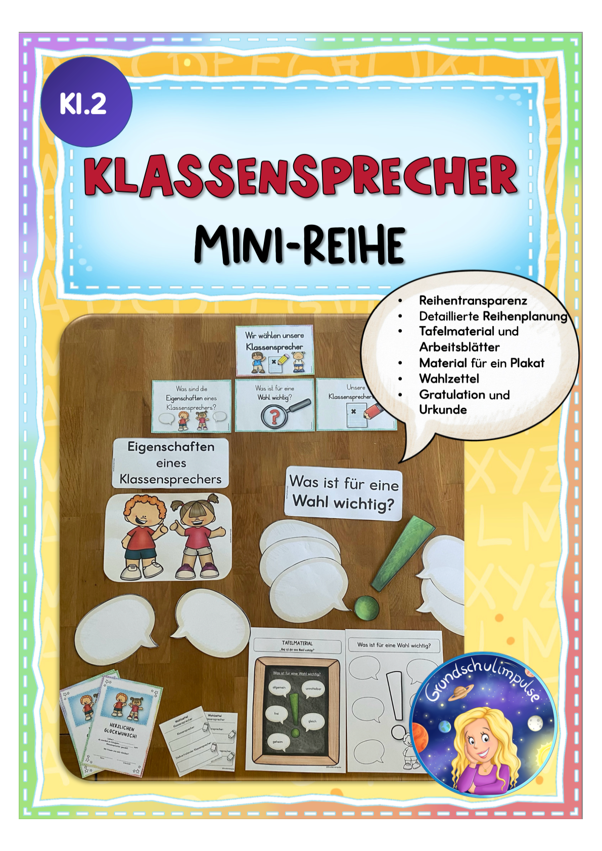 Mini-Reihe: Klassensprecherwahl (Klasse 2)