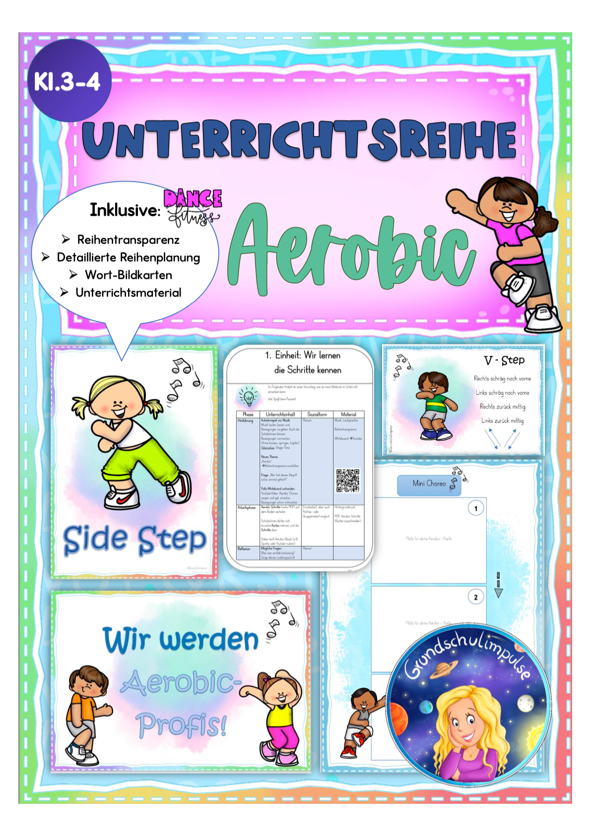 Aerobic: Unterrichtsreihe (Klasse 3+4)