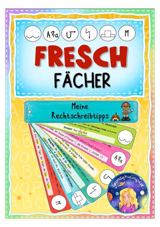 FREEBIE: Rechtschreibfächer (FRESCH-Methode)