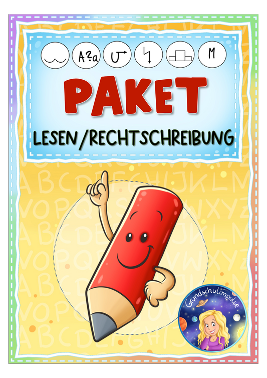 Materialpaket Lesen/Rechtschreibung (Klasse 1-4)